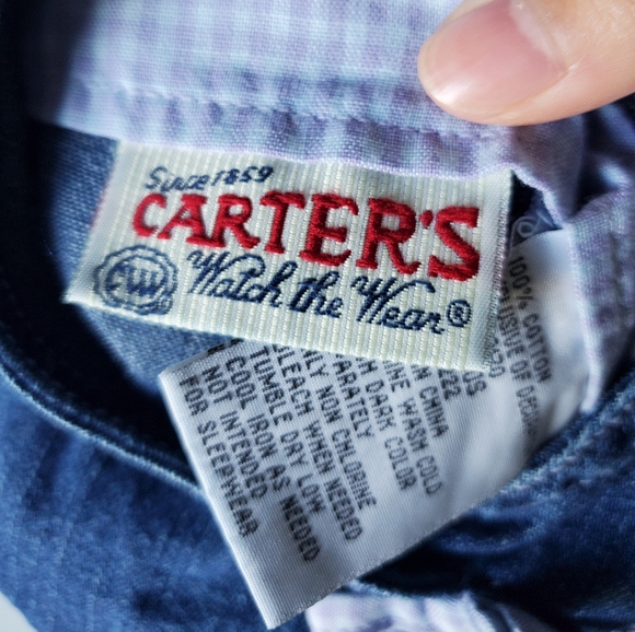 Carters Watch the Wear Denim Dress Size 18 Months - Picture 2 of 5